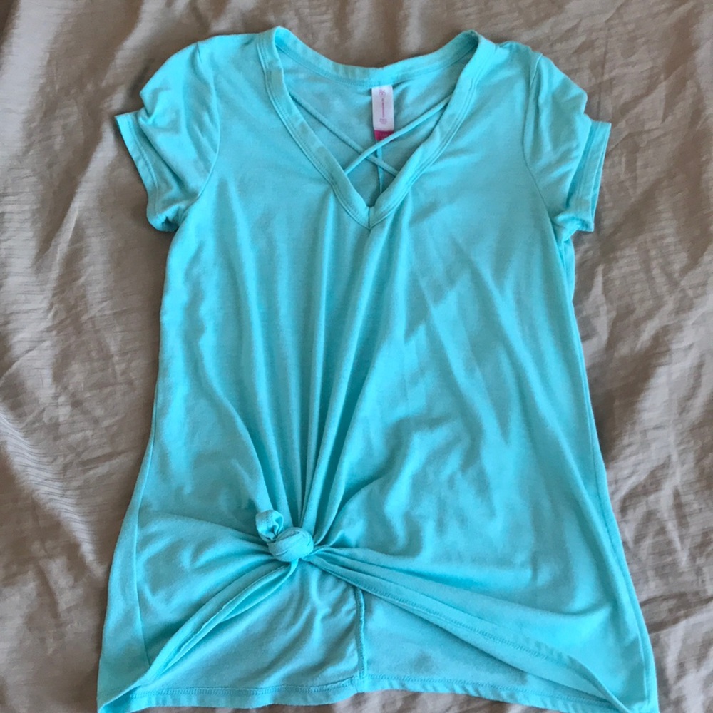 No Boundaries Aqua t-shirt